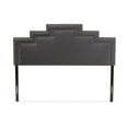 thumbnail image 3 of Baxton Studio Sophia Modern and Contemporary Dark Grey Fabric Queen Size Headboard, 3 of 6