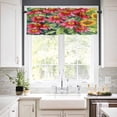 thumbnail image 3 of Kitchen Curtains and Valances Set, Rod Pocket Window Valance 18 Inch Window Curtain Panels for Living Room Bedroom Laundry, 27.5x24in, 3 Pieces, 3 of 7
