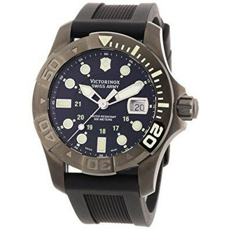 Victorinox Dive Master - Men's 241426 'Dive Master' Black Stainless Steel Watch