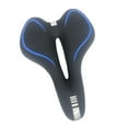 thumbnail image 3 of Sillín de bicicleta cómodo y transpirable con absorción de impactos para hombre y mujer Azul, 3 of 9