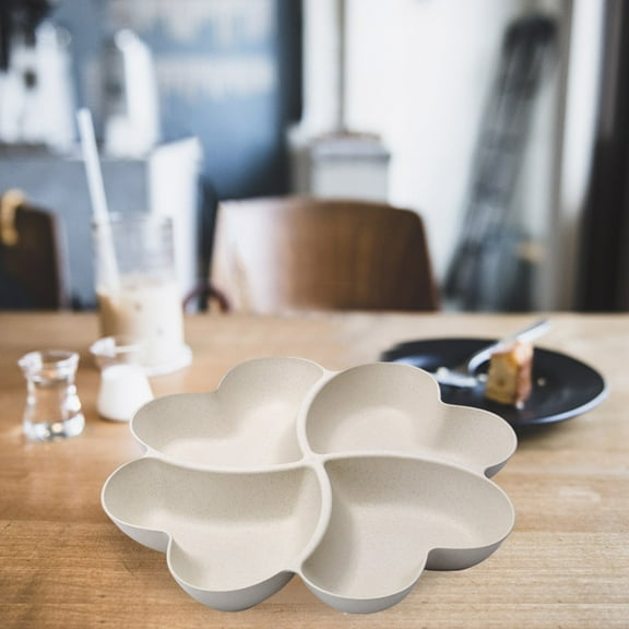 Home Decor Heart Shaped Platter Bowl Serving Tray & Platter Great For Chips & Dips Condiment Serving Set For Candy Fruit Plates Serving Dish Saucers Fruit Plate