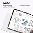 thumbnail image 3 of GHSDFBB [2 PACK] Paper Screen protector Compatible with iPad Pro 11 inch (2021&2020&2018 Models) & iPad Air 5th / 4th Generation (10.9 inch, 2022 / 2020), iPad Air 5 / iPad Air 4 Matte PET F, 3 of 6