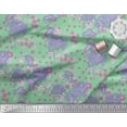 thumbnail image 3 of Soimoi Poly Georgette Fabric Leaves & Floral Artistic Print Sewing Fabric Yard 52 Inch Wide, 3 of 3