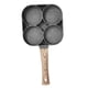 thumbnail image 3 of Sartén para huevos, sartén de aluminio para freír huevos de 4 tazas, sartén antiadherente para freír huevos Estufa de gas + Cocina de inducción, 3 of 9