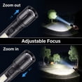 thumbnail image 3 of DAYBETTER Powerful Flashlight, Handheld Rechargeable Flashlights High Lumens with Zoom Torch, 3 of 6