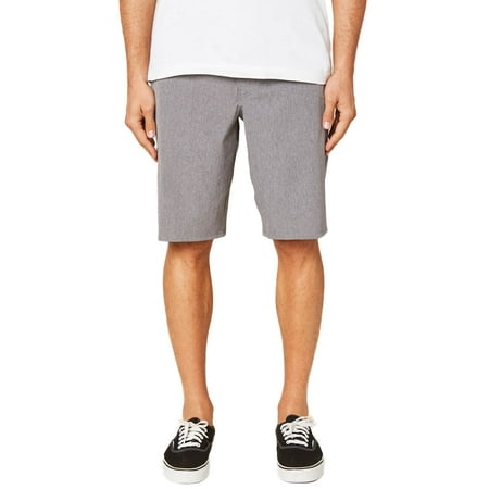 Men's O'Neill Hyperfreak Reserve Heather 21" Hybrid Short Grey 36 (36)