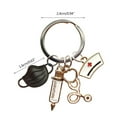 thumbnail image 5 of lanema Nurse Keychain Doctor Medical Tool Stethoscope Face for Key Nurse Medical Keychain Souvenir Jewel, 5 of 13