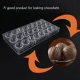 thumbnail image 3 of 24 Hoyos Semi Esfera Molde De Chocolate Policarbonato Barra Media Bola Fabricante Dulces Para Hornear, 3 of 5