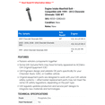 thumbnail image 2 of Engine Intake Manifold Bolt - Compatible with 1999 - 2013 Chevy Silverado 1500 WT 2000 2001 2002 2003 2004 2005 2006 2007 2008 2009 2010 2011 2012, 2 of 2