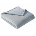 thumbnail image 4 of Better Homes & Gardens Solid Velvet Plush Soft Fleece Throw Blanket, Oversized, Soft Silver, 4 of 8