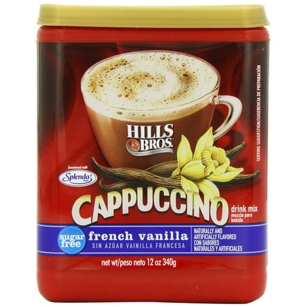 Hills Bros Cappuccino, Sugar-Free French Vanilla (Pack of 14)