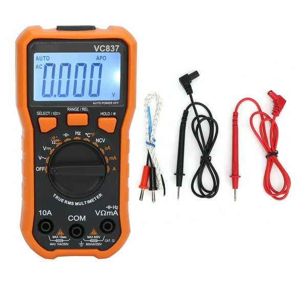 VC837 NCV Digital Automatic Multimeter 6000 Counts for AC/DC Voltage and Current Temperature