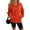 Orange _JC03, variant on Women Quarter Zip Sweatshirt Textured Long Sleeve Pullover Tops Henley Zipper V Neck Casual Sweatshirts White _JC03 S