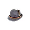 thumbnail image 2 of Wool Fedora Hats for Men Women Wide Brim Felt Panama Hat,One Size, 2 of 5