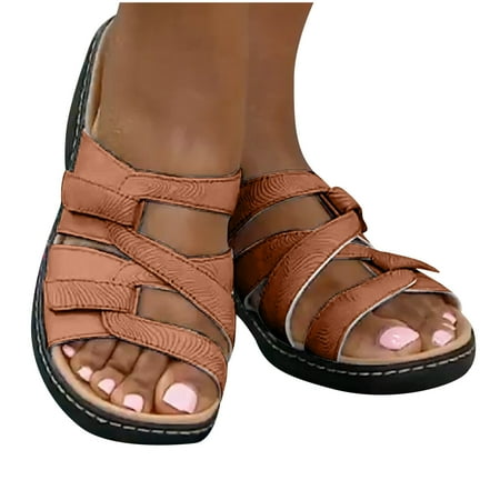 Summer Ladies Lightweight Slippers Sandals Casual Wedge Heels Women s Shoes