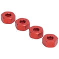 thumbnail image 2 of Estrela 4 piezas 5mm a 12mm combinador rueda Hub Hex adaptador accesorio para WPL D12 1/10 RC TrucksRed, 2 of 8