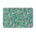 thumbnail image 2 of Uemuo Mushrooms and Flowers Printed Door Mat Indoor Doormat 16"x24",Front Back Door Mats Non Slip Entrance Rugs,Inside Doormats for Entryway, 2 of 9