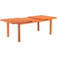 thumbnail image 3 of Pangea Home Miami 30x95" Modern Aluminum Extension Table in Orange Finish, 3 of 3