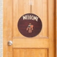 thumbnail image 3 of HAKIDZEL Wood Door Sign Welcome Hanging Sign Plaque Dachshund Shape 1 Set 11.79x11.79x0.59in, 3 of 8