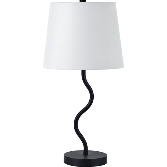 Everren Mayssa 19.75" Length Table Lamp, Matte Black