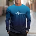 thumbnail image 1 of Blusas y camisas de manga larga con cuello redondo, moda casual para hombre, camisetas deportivas estampadas, blusas de manga larga con cuello redondo, camisas, blusas para hombre, blusa de poliéster, 1 of 5