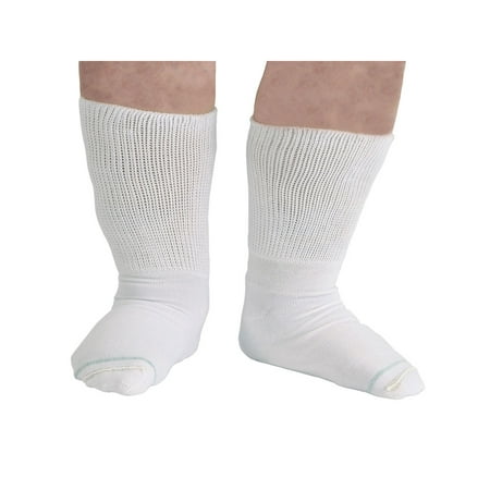 Extra Wide Sock Mens Bariatric Diabetic Crew Socks with Extra Wide (Best Mid Calf Socks)