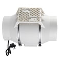 thumbnail image 3 of 4/5 Inch Inline Duct Fan Ventilation Quiet HVAC Exhaust Blower, 3 of 8