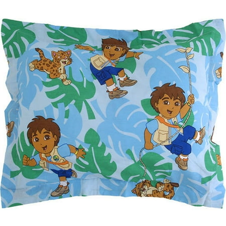 Franco Manufacturing Nickelodeon Go Diego Go! Animal Rescue Pillow Sham