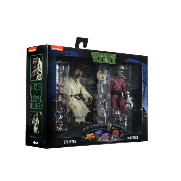 Neca TMNT Splinter and Shredder 7 Inch Action Figure 2 Pack