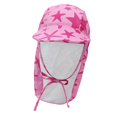 thumbnail image 2 of Children Sun Hat Boys Girls Wide Brim Summer Beach Hat with Neck Flap for Swimming Beach Play Pink Star, 2 of 5