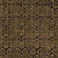 thumbnail image 1 of Ahgly Company Indoor Square Abstract Brown Modern Area Rugs, 7' Square, 1 of 4
