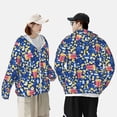 thumbnail image 5 of Picia Cute Popcorn Women's Men's UPF 50+ Sun Protection Hoodie Shirt Long Sleeve SPF Fishing Outdoor UV Hiking Lightweight Shirts-Small, 5 of 9