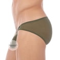 thumbnail image 2 of Men's Gregg Homme 87403 Torridz Hyperstretch Low Rise Brief (Khaki S), 2 of 4