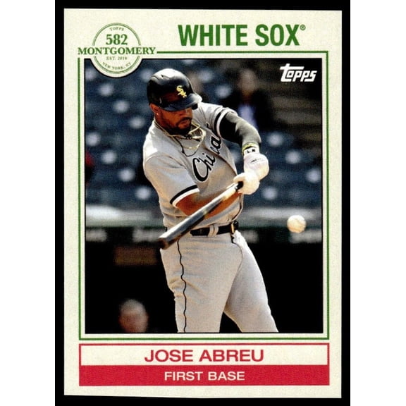 2022 Topps 582 Montgomery Club Set 4 Jose Abreu Chicago White Sox #11 NM