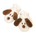 thumbnail image 2 of Lindos guantes de felpa para mujer Espesar Mantener cálidos de animales de dibujos animados suaves para esquiar en invierno, Senderismo, Blanco Hugo Guantes de felpa, 2 of 8