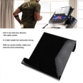 thumbnail image 4 of Support de Tablette pour Tapis Roulant, Support de Lecture en Acrylique pour Vélo d'Exercice et Équipement de Gym, avec Design Clair Incassable pour Tablette, Livres, Magazines, Téléphone 7.09x6.3x2.48 Po, 4 of 7