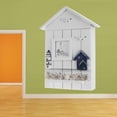 thumbnail image 4 of EeaseCA Mediterranean House Key Storage Holder Case Wall Mounted Wooden Storage Box (Lighthouse), 4 of 8