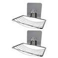 thumbnail image 1 of SHISUYAN 2 Pcs Porte-Savon en Acier Inoxydable Adhésif Mural Porte-Savon, 1 of 9