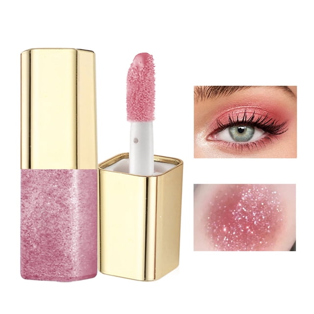 Flash Eye Shadow Makeup Eye Makeup Liquid Shimmering Color Stick Shiny Durable Waterproof Shiny Eye Shadow 3.5Ml,Blue Makeup Eye Shadow