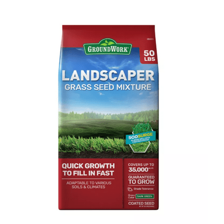 GroundWork 50 lb. 35,000 sq. ft. Landscapers Mix Grass Seed, South