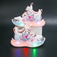 thumbnail image 3 of Kids LED Light Up Sneakers Girls Running Shoes Lightweight Sport Outdoor Walking Shoes for Girls Christmas Birthday Children Show Gift (Toddler/Little Kid/Big Kid) ﻿, 3 of 23