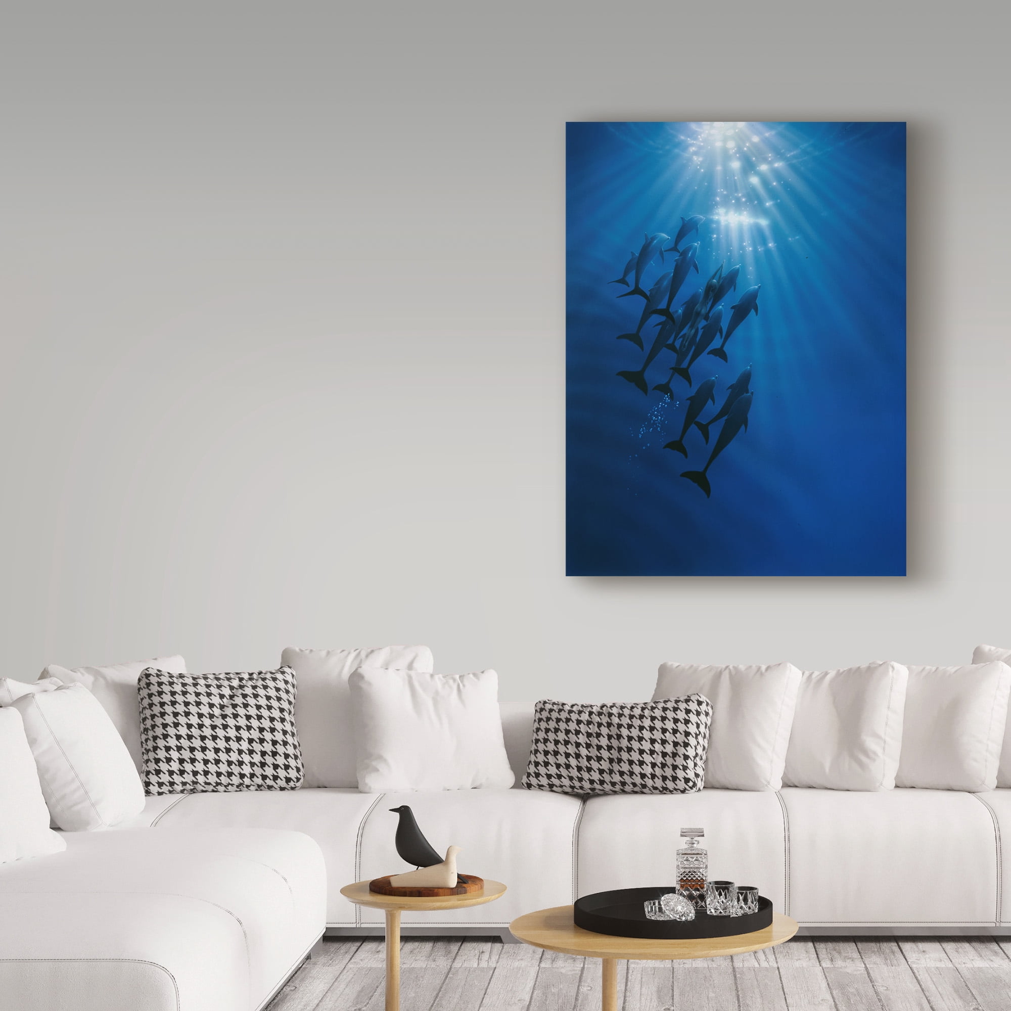Trademark Fine Art 'The Gathering' Canvas Art by Kirk Reinert