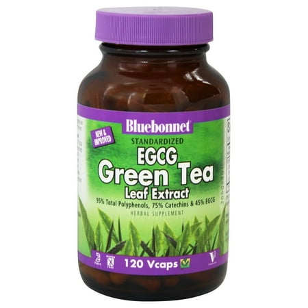 Bluebonnet Nutrition - Standardized EGCG Green Tea Leaf Extract - 120 Vegetarian