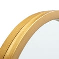 thumbnail image 4 of SAFAVIEH Sarada 23 in. x 19.8 in. Solid Frame Mirror, Gold/White, 4 of 5