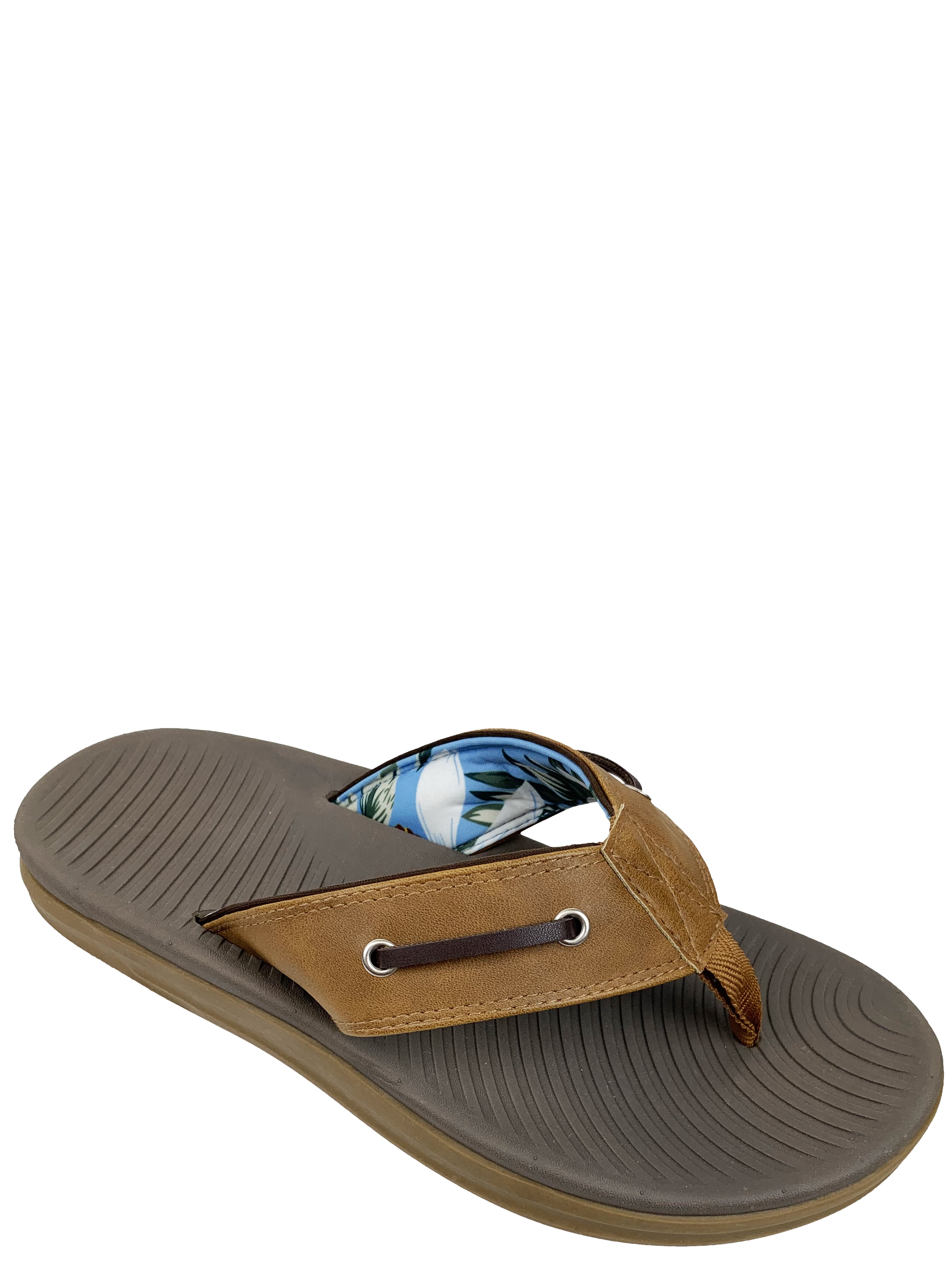 Penn Logo Textured Slip On Summer Beach Flip Flops  Mens Size 
