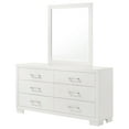 thumbnail image 4 of Jessica 6-drawer Dresser with Mirror Snow White, 4 of 12