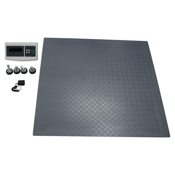 1-3T Industrial Floor Scale Professional Platform Scale with Digital Indicator 39.3 x 39.3inch 100-240V