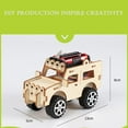 thumbnail image 4 of Kids DIY Wooden Electric Car Kit Experiment Education Kid Puzzle Model Toy, 4 of 6