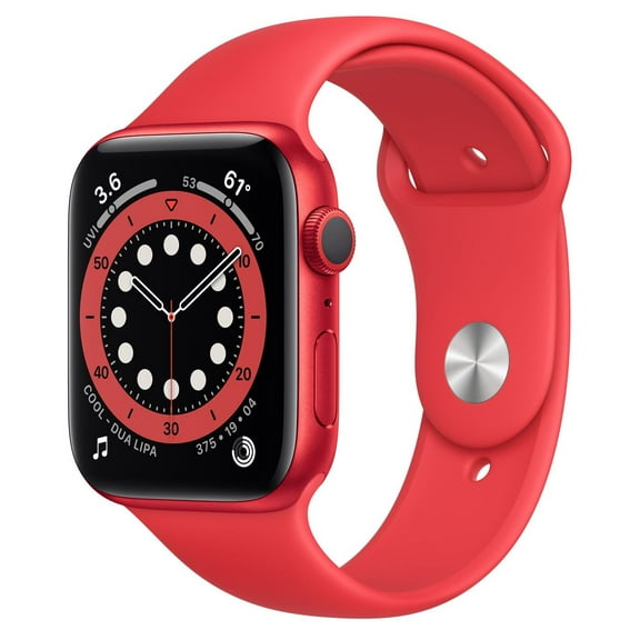 Pre-Owned Apple Watch Series 6 (GPS, 44mm) - (Product) RED Aluminum Case with RED Sport Band - Used