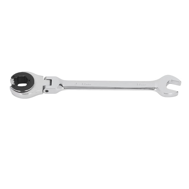 Llave De Extremo Abierto Con Trinquete, Llave De Extremo Abierto Con Trinquete De Acero Cr V De Liberación Rápida De 17 Mm Y 8,5 Pulgadas Para Tuercas De Tubería De CA De Freno